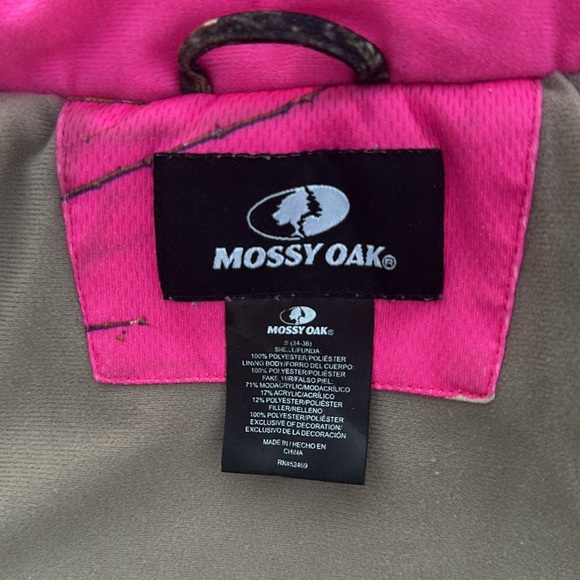 Mossy Oak Camouflage Insulated Hunting Jacket Women Small - Picture 7 of 10